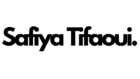 Logo Safiya Tifaoui en noir sur fond transparent